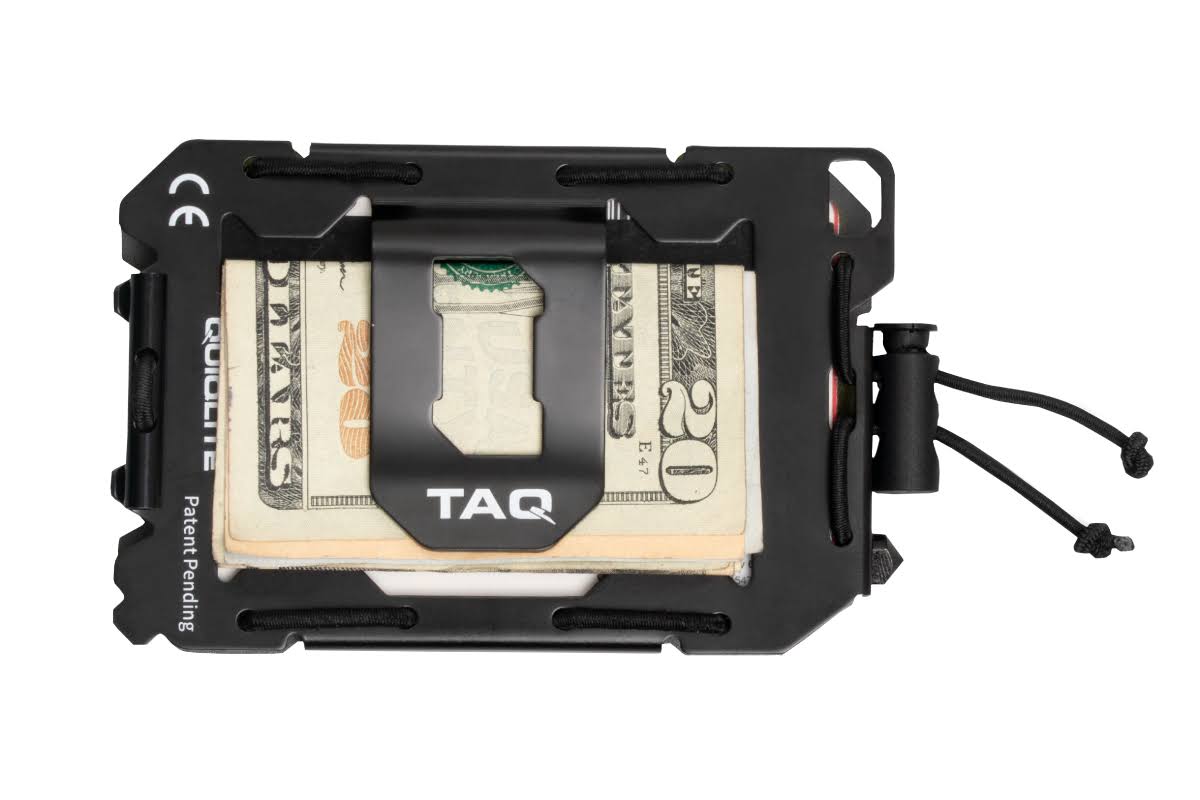 Taq Tactical Wallet - OD Green - High Powered LED Light u0026 RFID Aluminum
