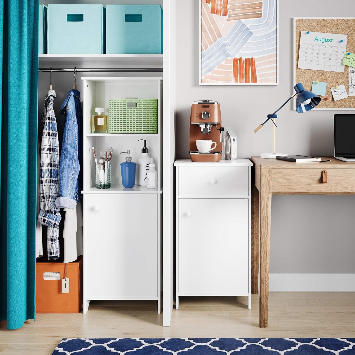 RiverRidge Medford Floor Cabinet, One Size, White
