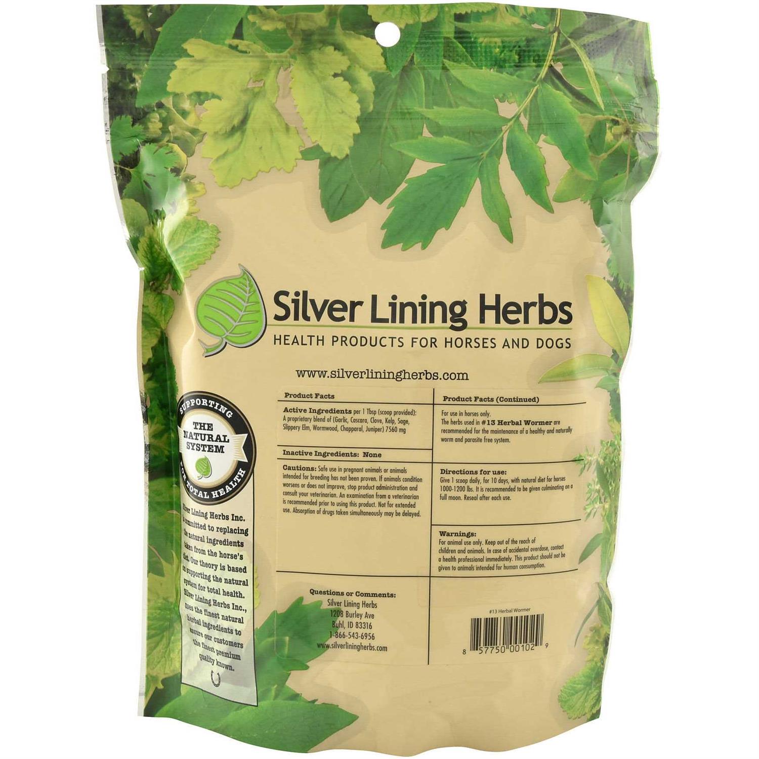 Silver Lining Herbs Herbal Wormer for Horses