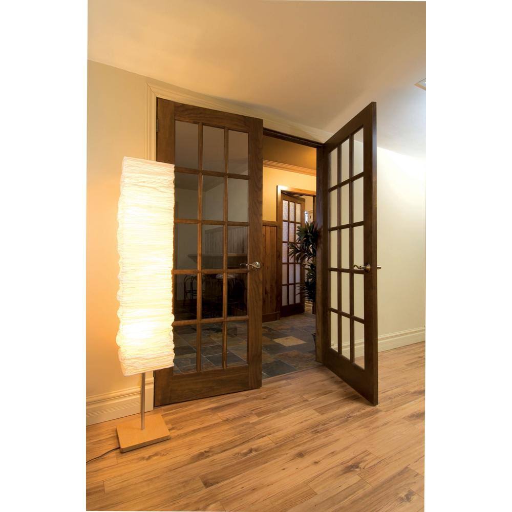 National Door Company Z019955L Unfinished Pine Wood 15 Lite True Divided Clear Glass, Left Hand Prehung Interior DOOR, 32x22 x 8
