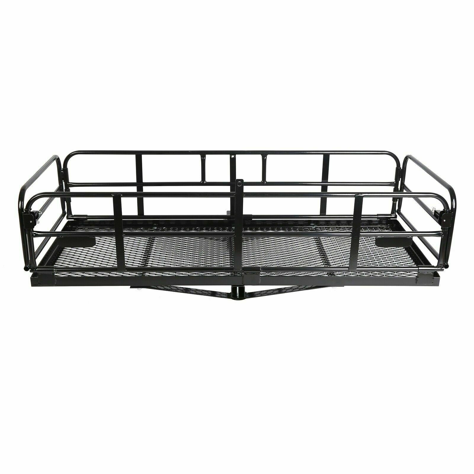 Teledu Multifunctional Folding Hitch-Mount Cargo Carrier Mounted Basket Luggage Rack