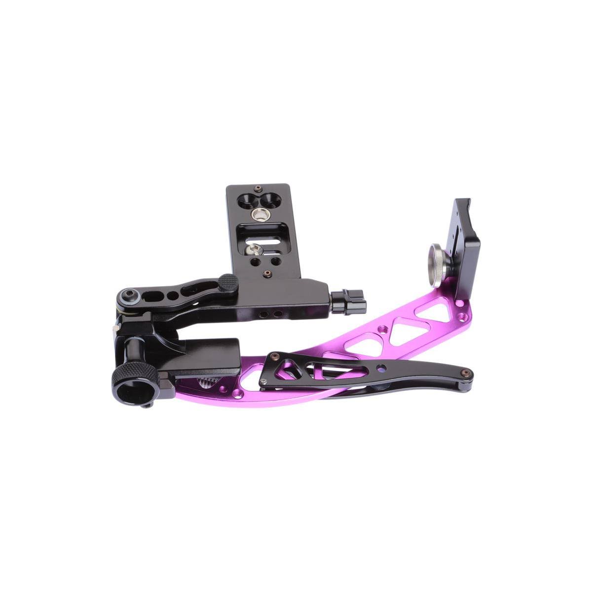 ProMediaGear BBX Boomerang Flash Bracket with Universal QR PLATE, Purple