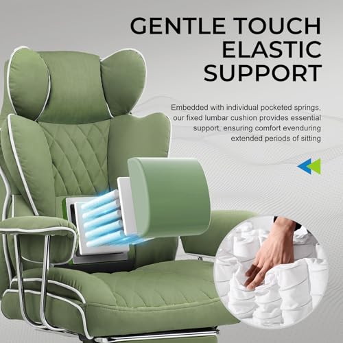 GTRACING Gaming Chair,Office Chair with Pocket Spring Lumbar Support