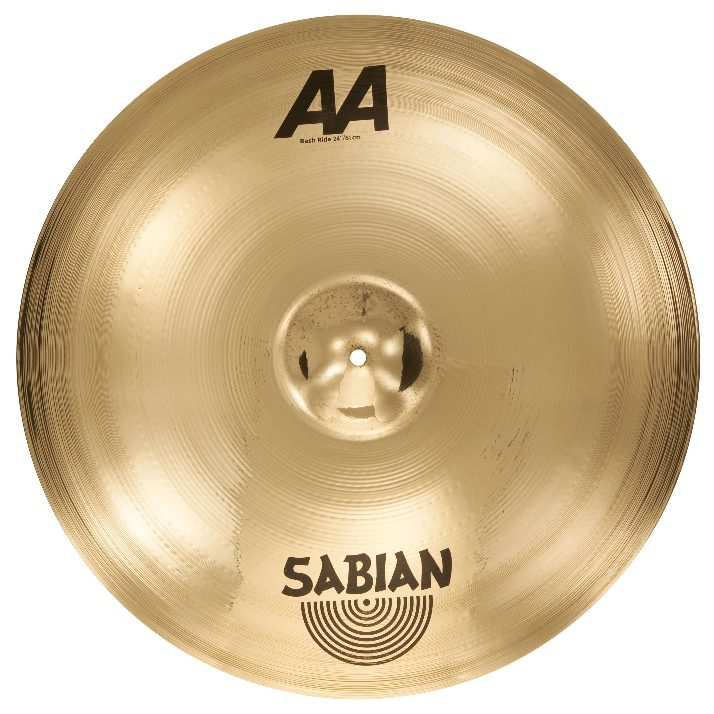 Sabian 24x22 AA Bash Ride Cymbal - Brilliant