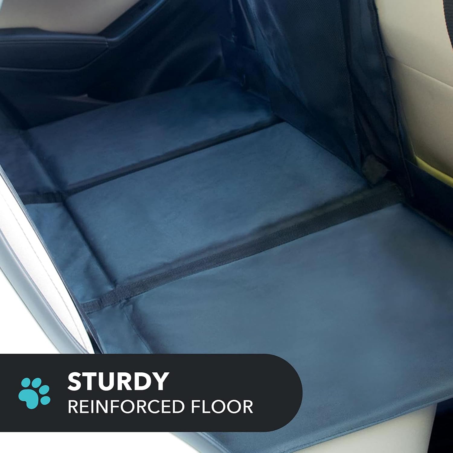 Frontpet Back seat Extender for Dogs - Backseat Pet Bridge Platform, Water Resistant Pet Car Barrier, Universal Fit, Trucks, SUVs