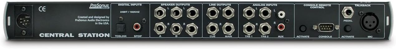 PreSonus Central Station Studio Control Center