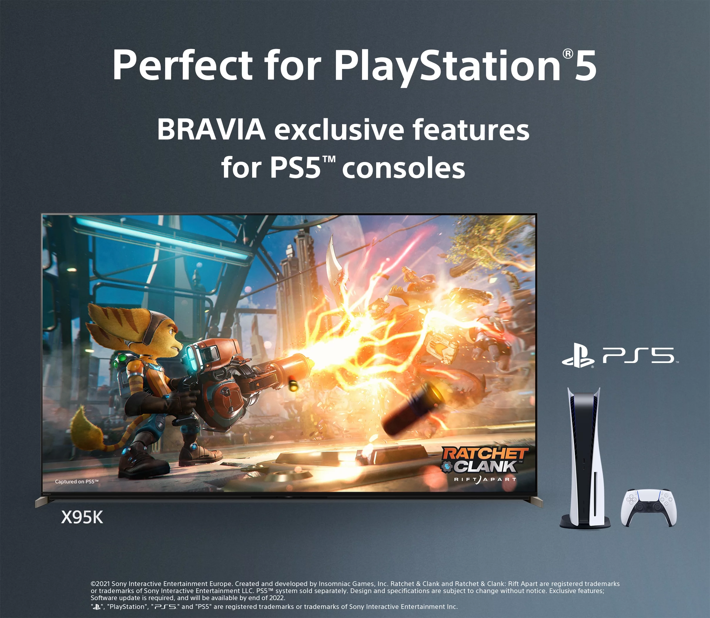 Sony 75” Class BRAVIA XR X95K 4K HDR Mini LED with Smart Google TV XR75X95K- 2022 Model