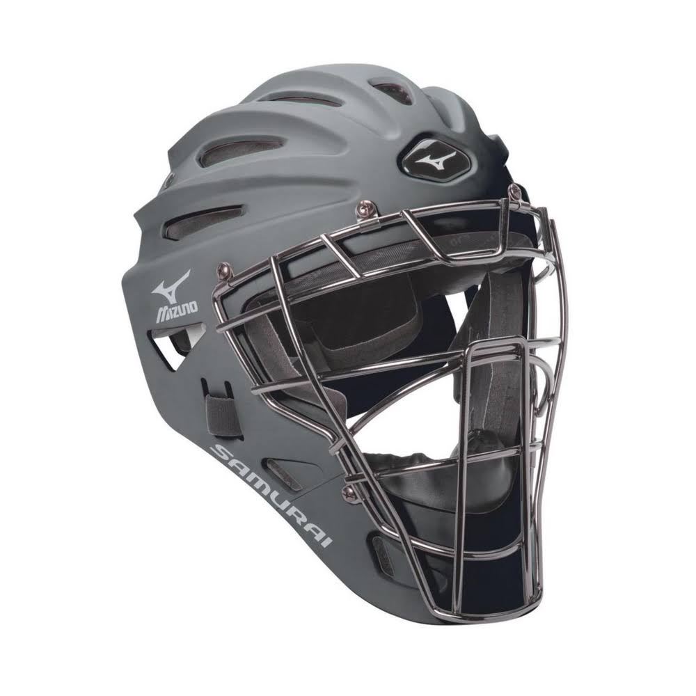 Mizuno G4 Samurai Catcher&s Helmet, Red