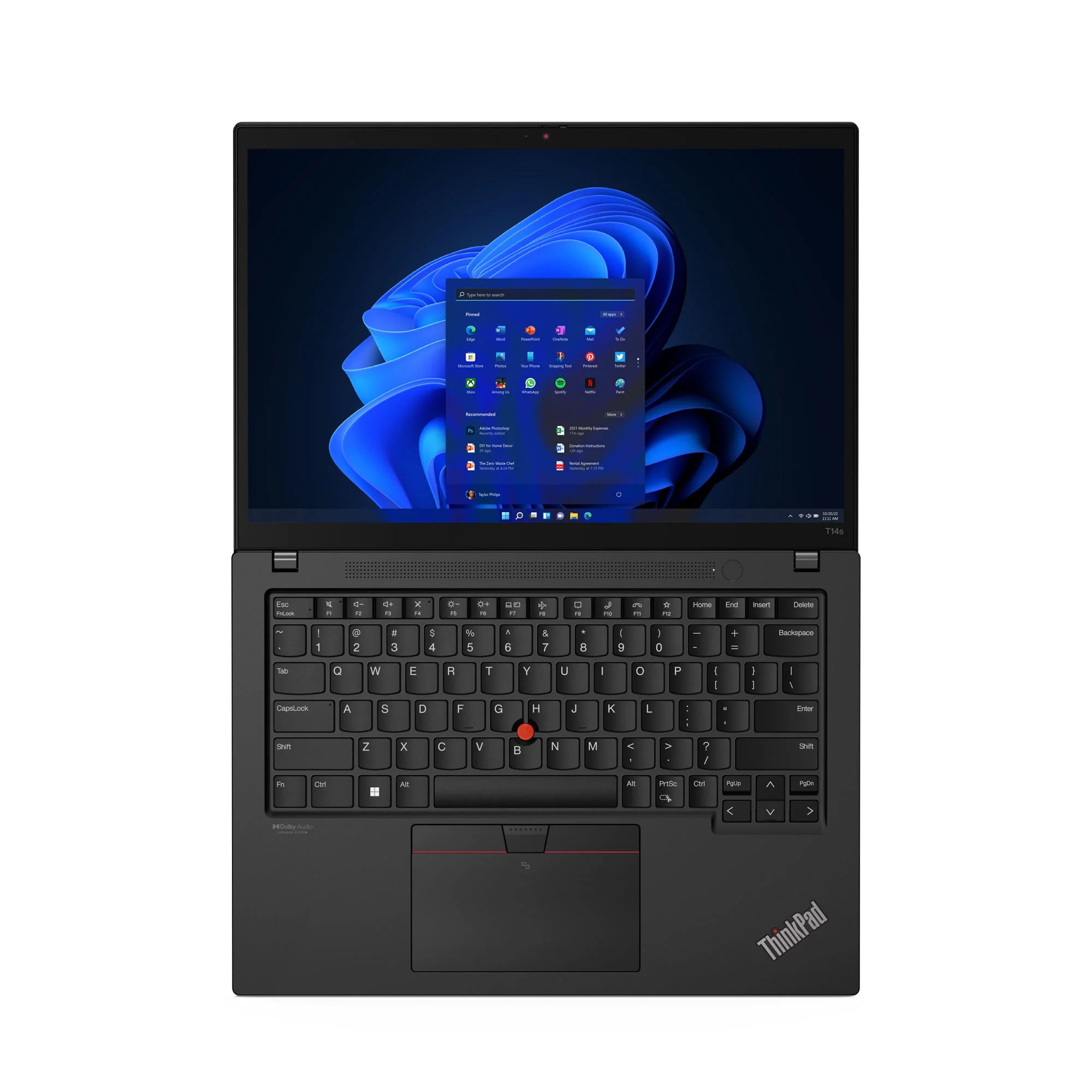 Lenovo ThinkPad T14s Gen 3 Intel Laptop, 14" IPS  300 nits, i5-1240P,  Iris Xe, 16GB, 512GB, 1 YR On-site Warranty
