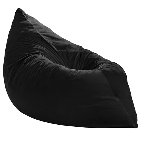 Hobestluk 3 in 1 Bean Bag Chair Giant Bean Bag Chairs Convertible Bean Bag Floor Cushion with Machine Washable Cover