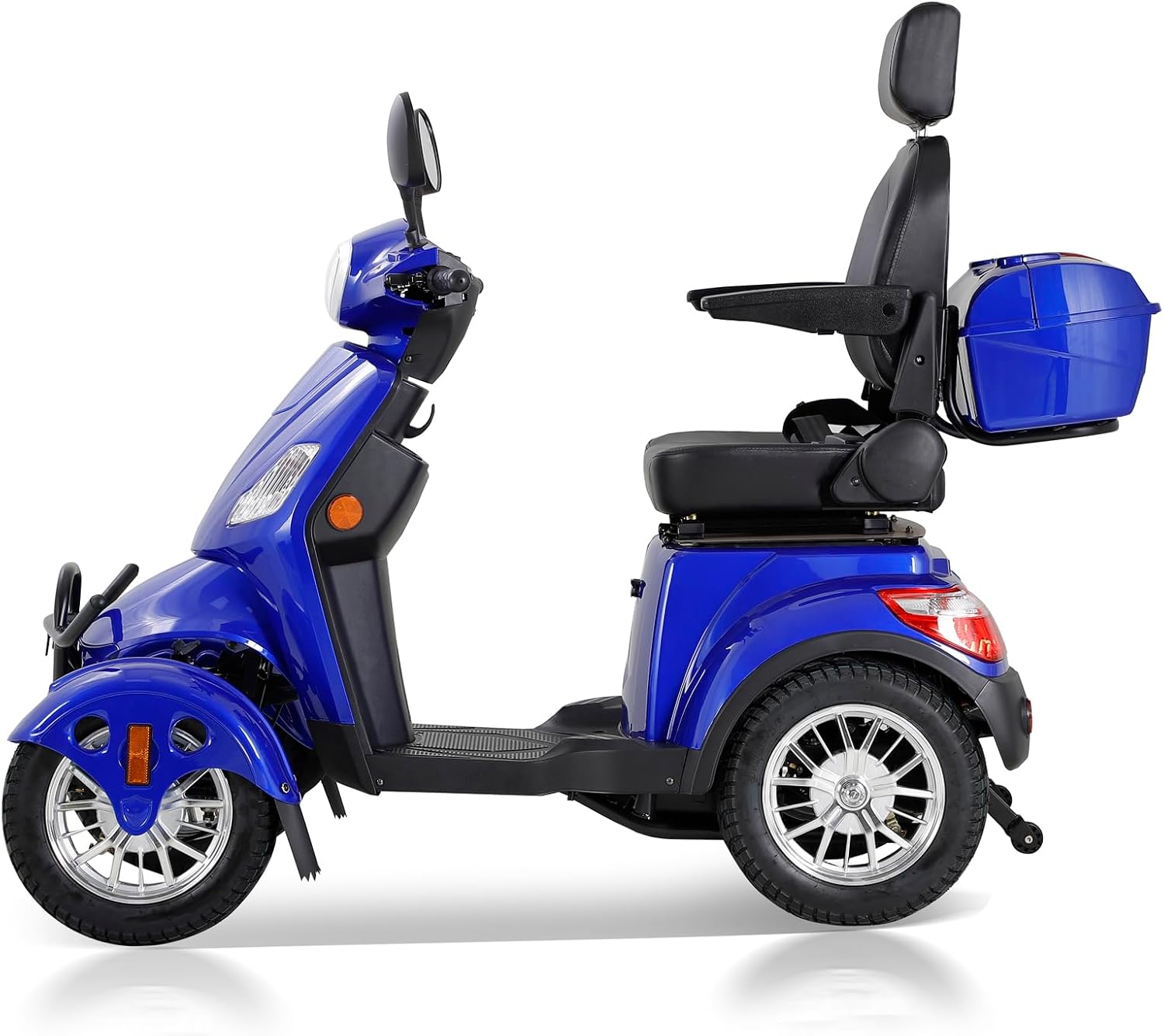 Heavy Duty 4 Wheel Mobility Scooters for Seniors & Adults 500lbs Capacity - Electric Powered Chair
