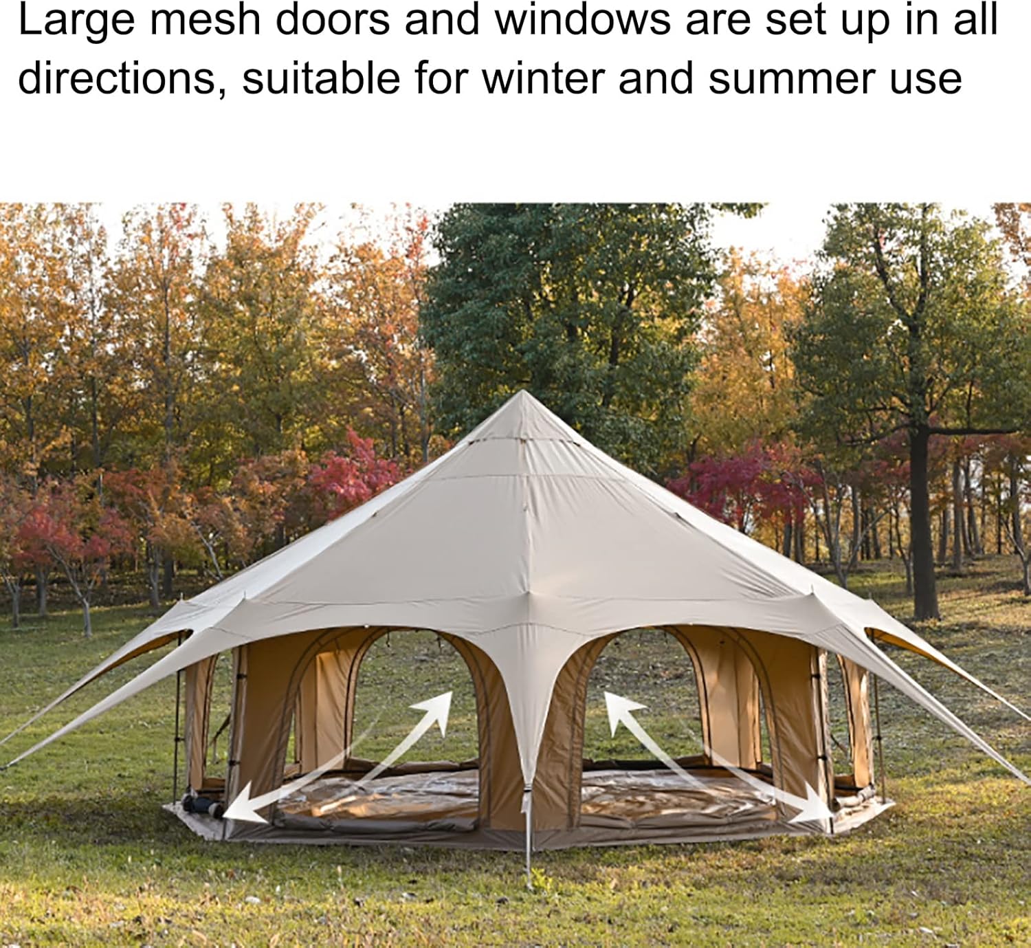 Outdoor Waterproof Cotton Canvas Tent
