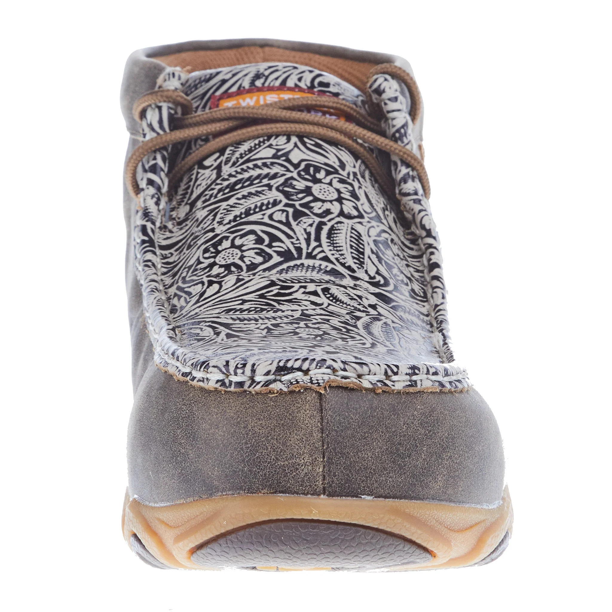 Twisted X Women's Chukka Driving Shoes Nano Toe Brown 8 M  US