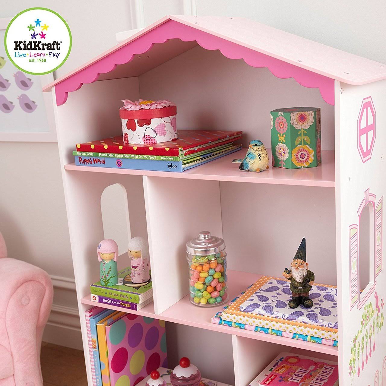 Kidkraft 14604 Wooden Doll House Cottage Bookcase