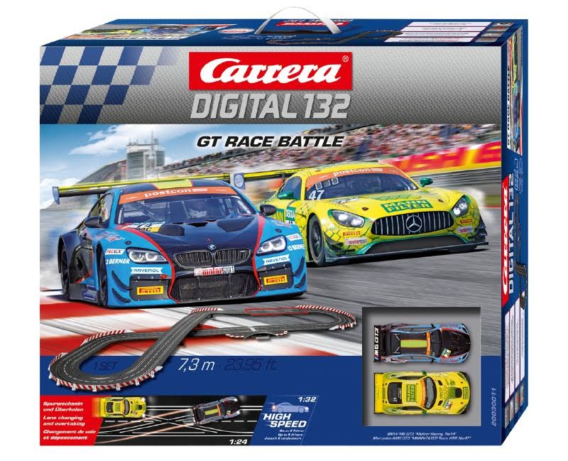 30011 Carrera Digital 132 GT Race Battle 1:32 Slot Car Set