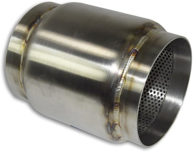Stainless Headers Mfg.  4" X 4" Stainless Bullet Race Muffler - American Made