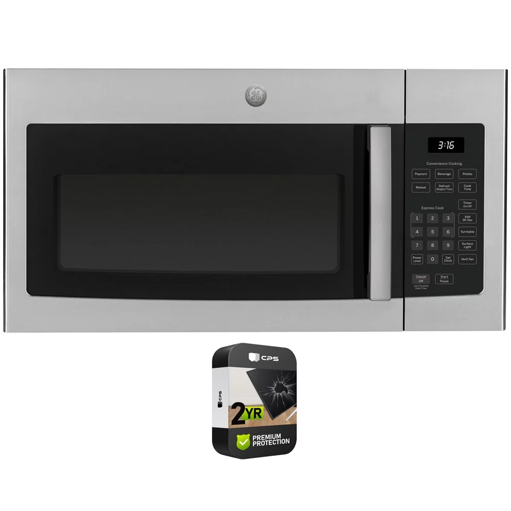 General Electric GE 1.6 Cu. Ft. Over-the-Range Microwave Oven Stainless Steel, JVM3160RFSS