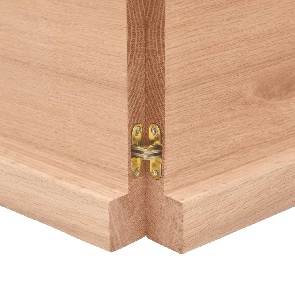 Table Top Light Brown 47.2"x23.6"x(0.8"-1.6") Treated Solid Wood Live Edge