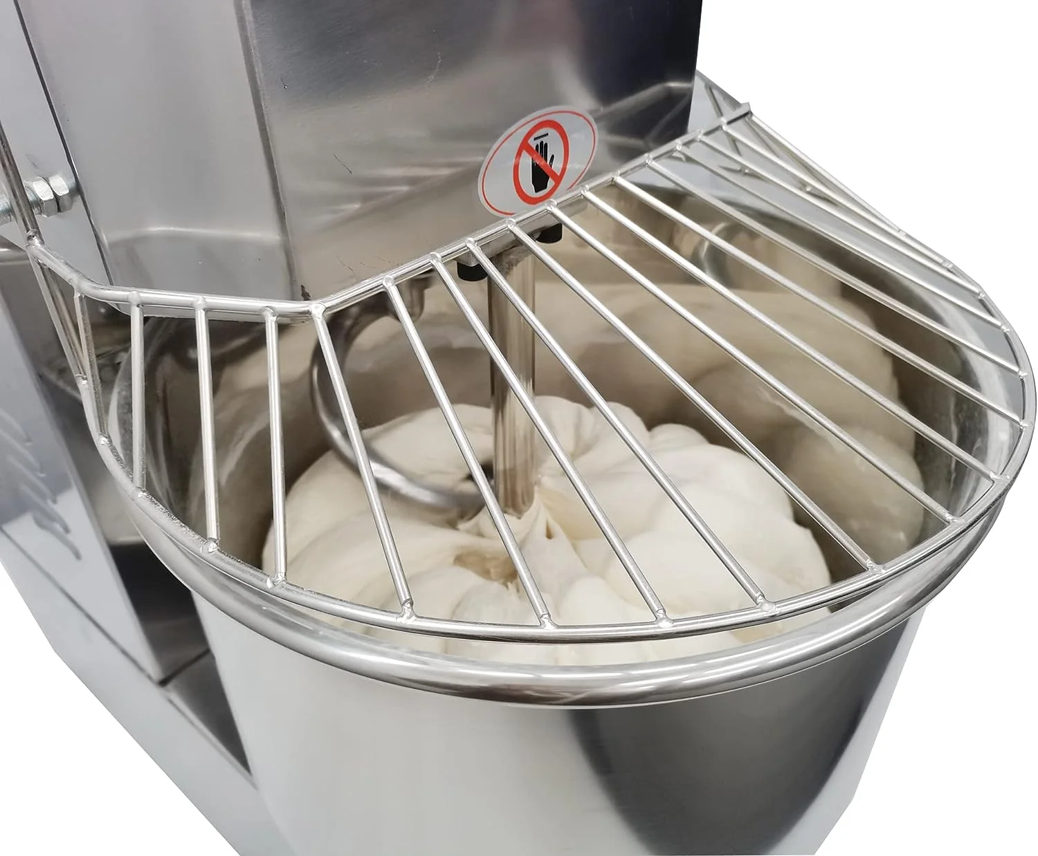 EQCOTWEA Commercial Dough Mixer Pizza Dough Blender for Bakery Food 30L Stainless Steel