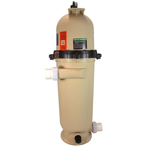 Pentair 160355 Clean & Clear RP Fiberglass Reinforced Polypropylene Tank Cartridge Pool Filter, 150 Square Feet, 150 GPM (Residential)