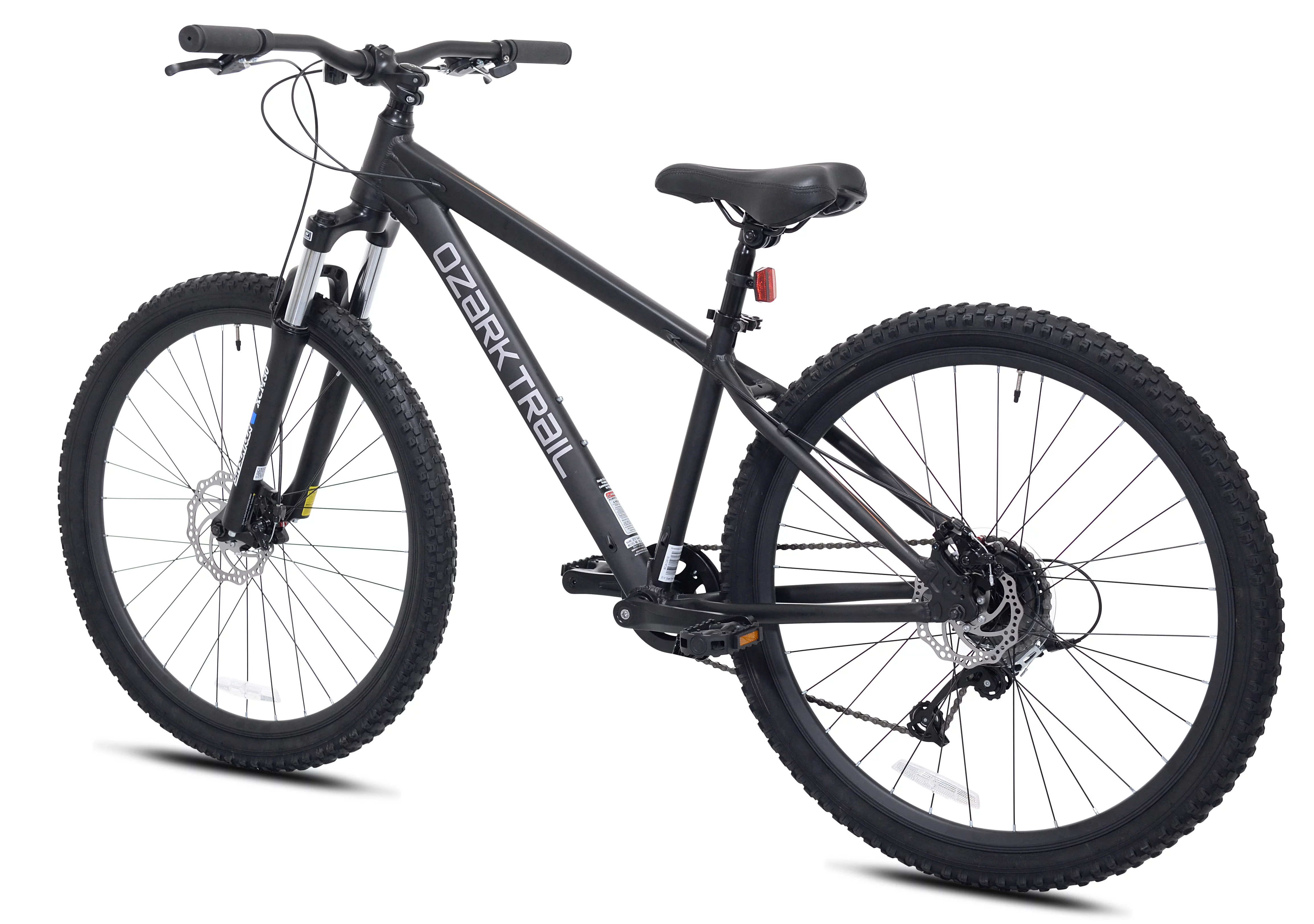 Ozark Trail 27.5 Vibe Mountain Bike, Medium Frame, Black, Adult, Unisex
