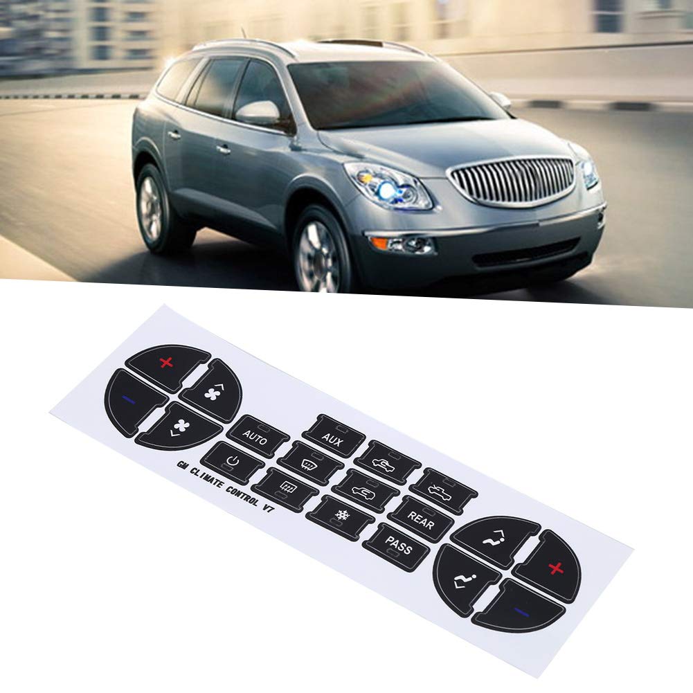 Car AC Dash Button Repair Kit Fit for Chevrolet Tahoe Silverado Avalanche Suburban for Enclave Pack of 2