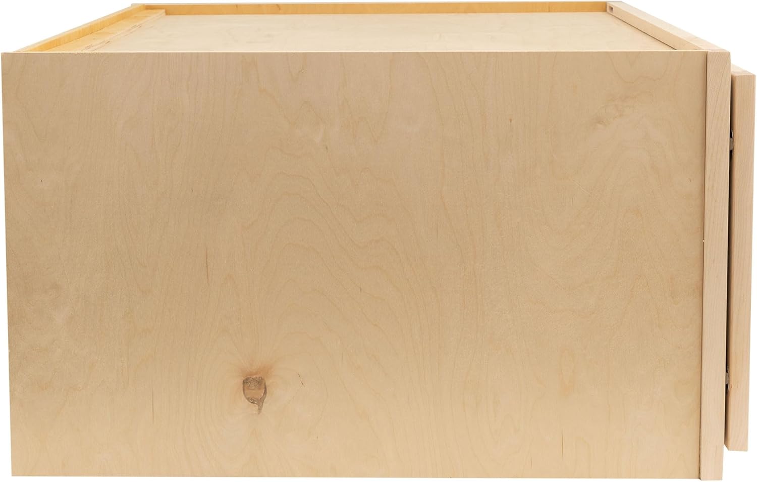 Quicklock RTA (Ready-to-Assemble) 30" Tall Wall Kitchen Cabinets - Shaker Style | 100% Hardwood | Made in America | Soft Close Hardware (Raw Maple