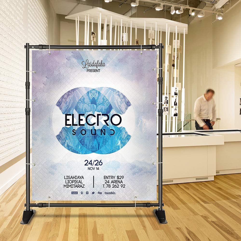 ShowMaven 10x8ft Photography Backdrop Stand Heavy Duty, Background Support Stand