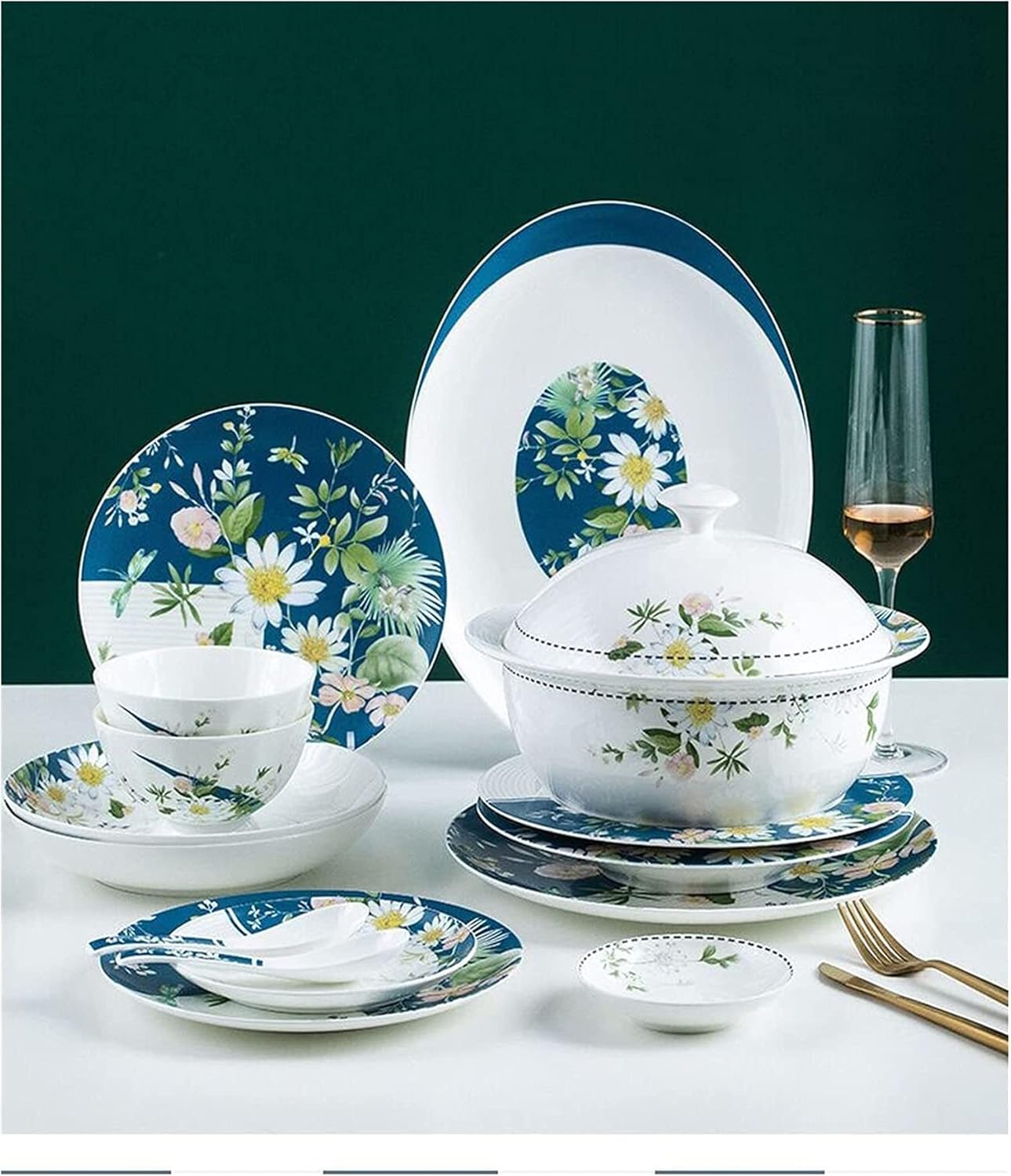 Dinnerware Sets - Luxury Gift Dishes Service Set