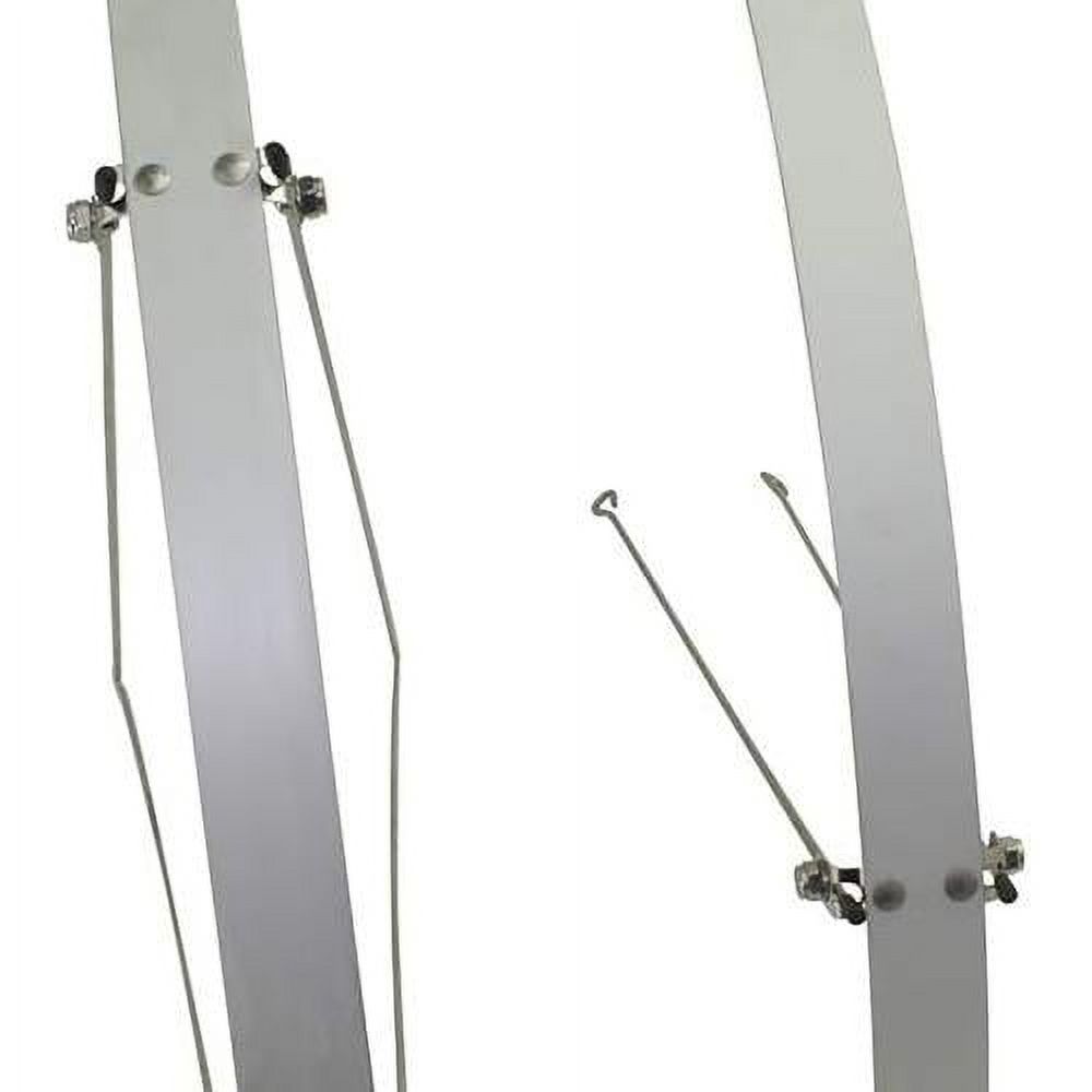 700C Smooth Alloy Fender Set Fit 25/28 Silver Fixie MTB