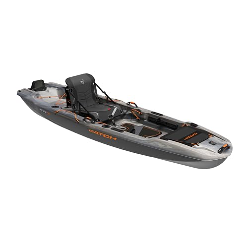 Pelican Catch Mode 110 Premium Angler Kayak - Fishing Kayak with Lawnchair - 10.5 ft