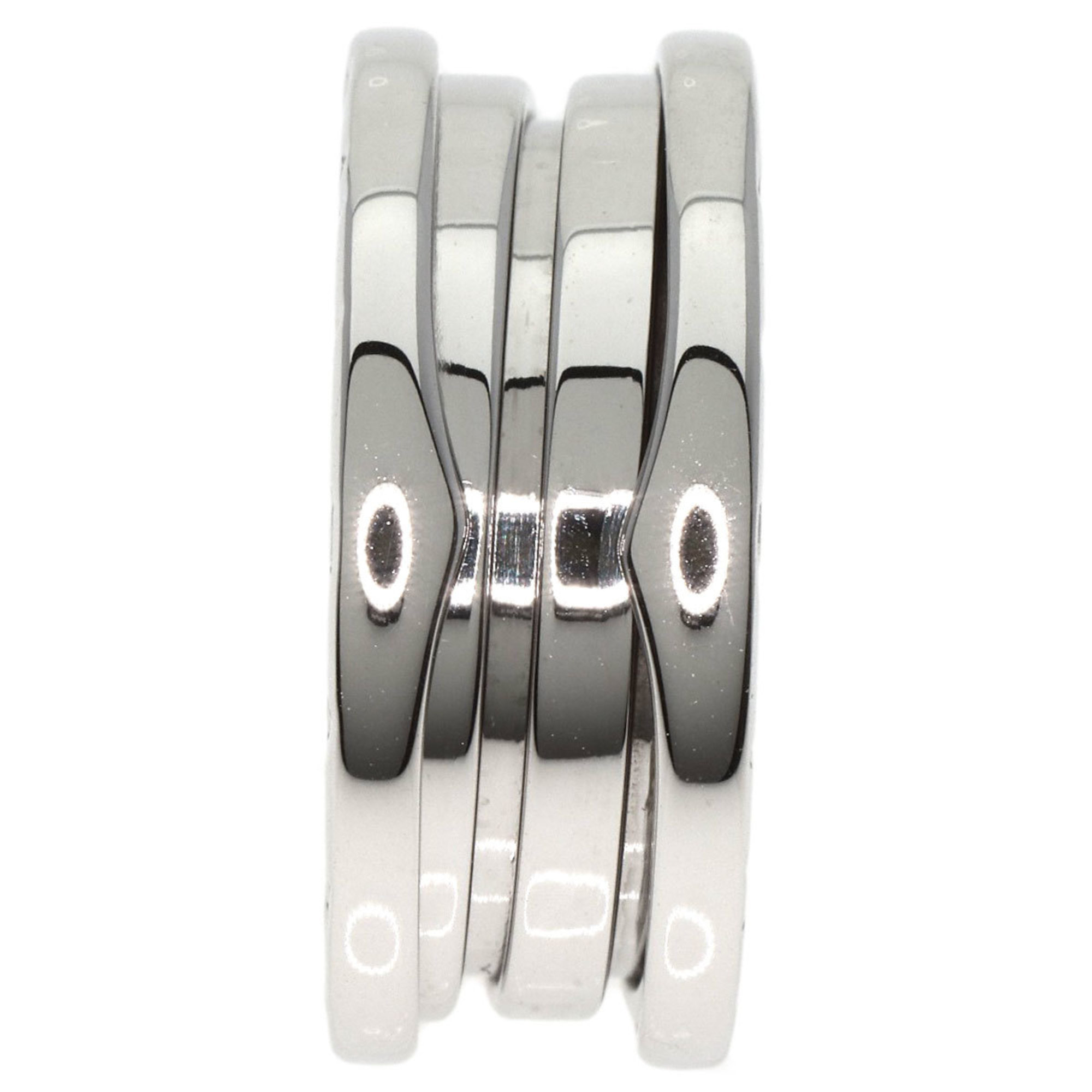 Pre-Owned Bvlgari B-zero1 3 Band #51 Ring K18 White Gold Women's BVLGARI (Good)
