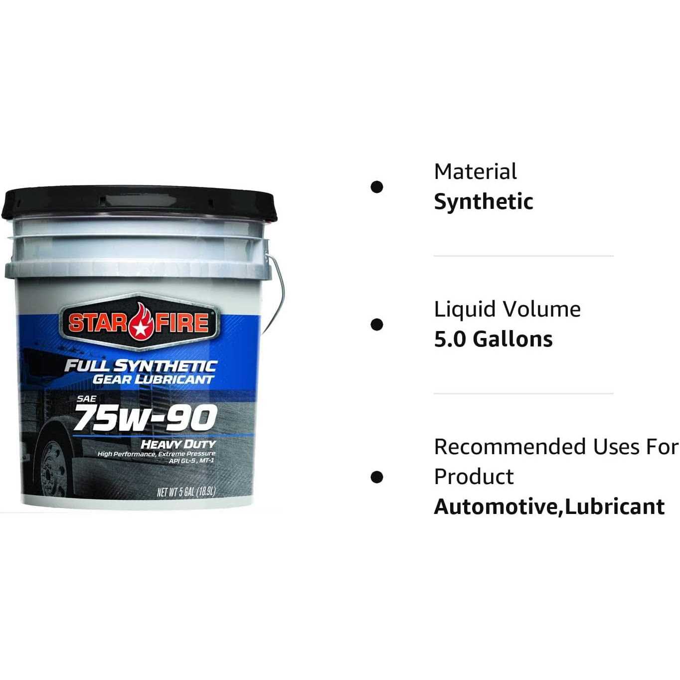 StarFire Full Synthetic 75W90 Gear Lubricant - Shop Hardware Tools Online Store