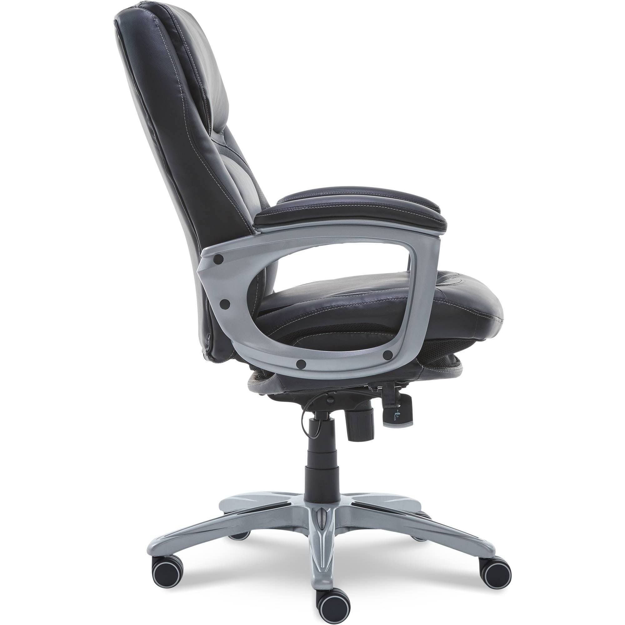 Serta Back in Motion Bonded Leather Health and Wellness Executive Office Chair (Black)