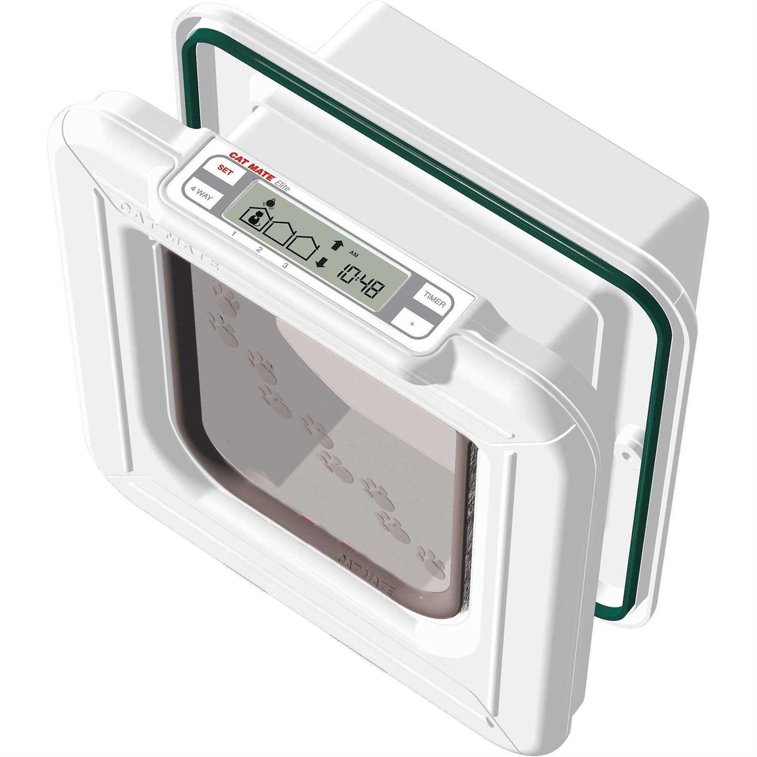 Cat Mate Elite Microchip Cat Flap with Timer Control - Pet Supplies online store