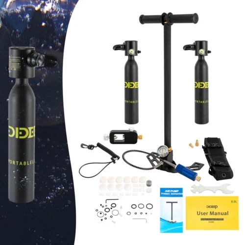 Mini Scuba Diving Kit Oxygen Air Tank Equipment Underwater Breath Oxygen Tank