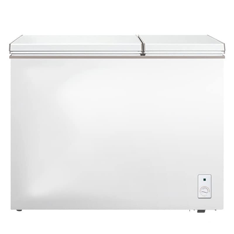 Chest Freezer 7.7 Cu.ft Double Door Deep Freezers with Removable Baskets,with 7 Temperature Settings, Perfect for Homes, Garages, Basements, RVs