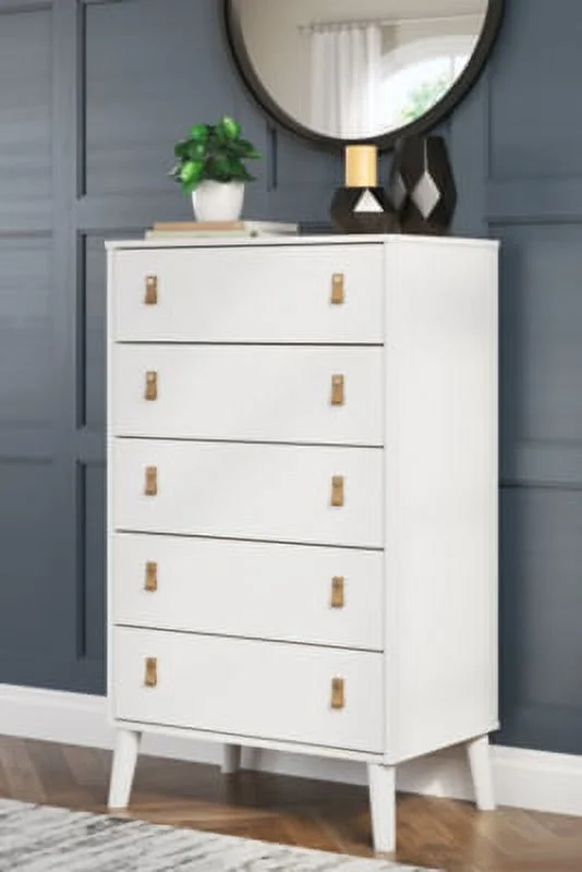 Signature Design by Ashley Contemporary Aprilyn Chest of Drawers White