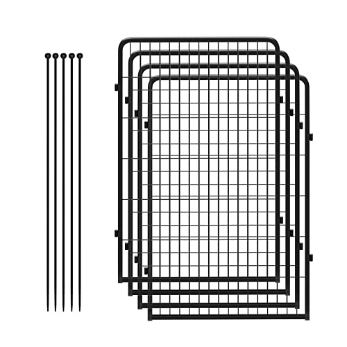 FXW Rollick Dog Playpen for Yard, RV Camping, 32 inch 16 Panels for Small and Medium Dogs│Patented