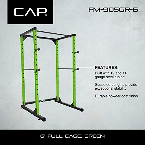 CAP Barbell Full Cage Power Rack Color Series | 6' or 7' Options