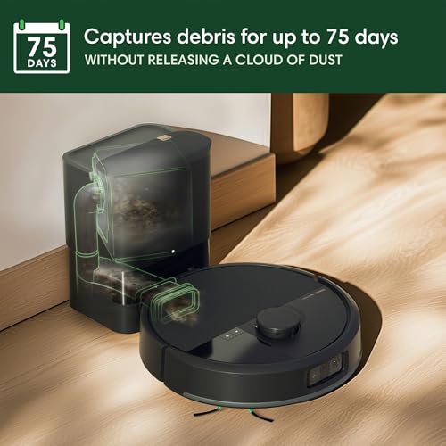 iRobot Roomba Plus 504 Vac Robot Vacuum with AutoEmpty Dock - Amazon Exclusive, Superior Power-Lifting Suction, Anti-Tangle Dual Rubber Brushes