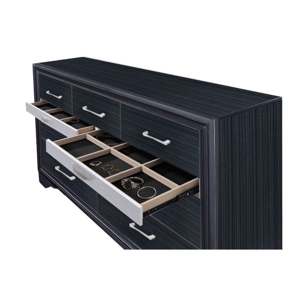 DAE 5-Piece Bedroom Set Bed, Dresser, Chest and 2 Nightstands
