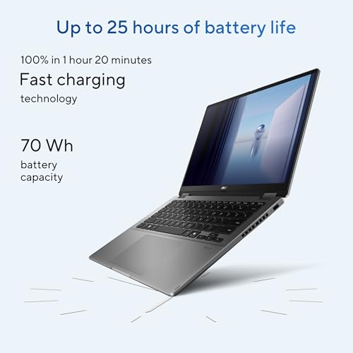ASUS Vivobook 16 Flip Laptop, Copilot+ PC, 16” OLED 3K 120Hz Touch Display, Intel® Core™ Ultra 7 256V, Intel® Arc™ Graphics, 16GB Memory, 512GB SSD