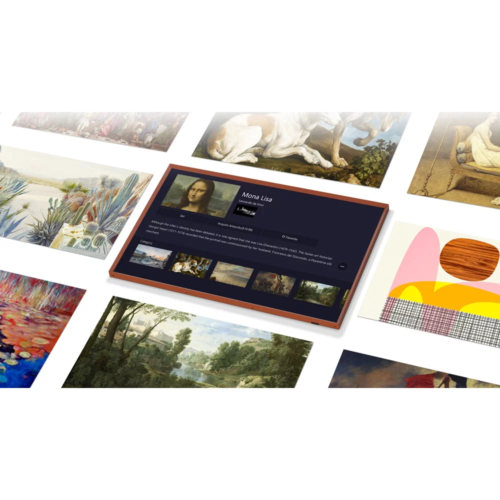 Open Box Samsung 55" Class QLED 4K LS03B Series The Frame Quantum HDR, Art Mode, Anti-Reflection Matte Display Screen, Slim Fit Wall Mount Included