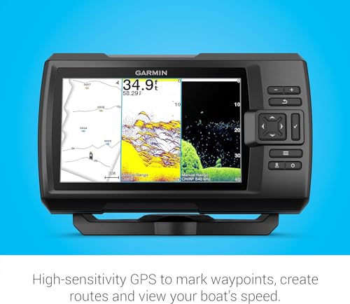 Garmin Striker Vivid 7cv, U.S. with GT20-TM Transducer - Easy-to-Use 7-inch Color Fishfinder and Sonar Transducer