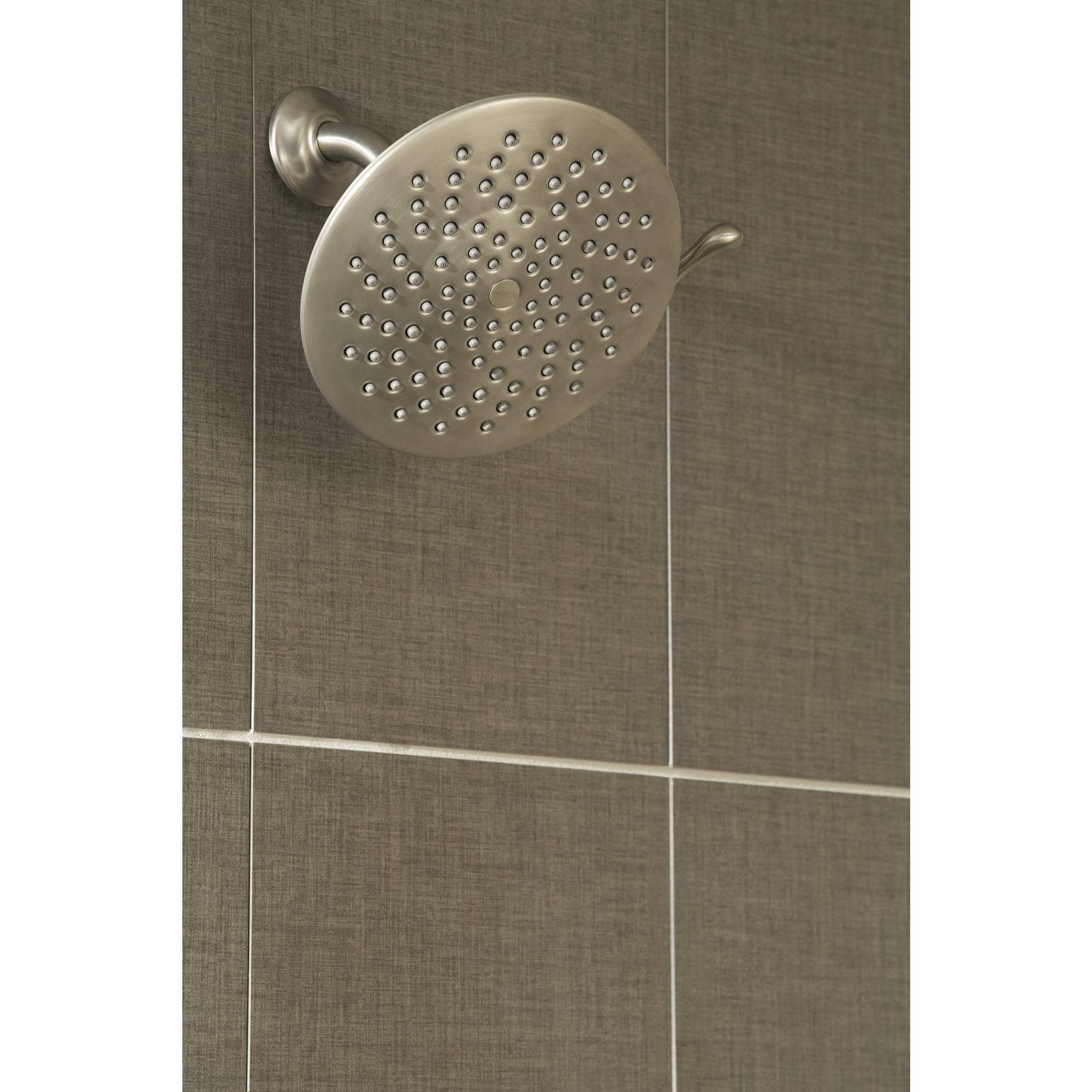 Moen S6320BN Brushed Nickel Velocity 8x22 Multi Function Rainshower Shower Head