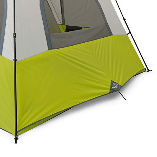 CORE Instant Cabin Tents | 6 Person / 9 Person / 10 Person / 12 Person Family Cabin Multi Room Pop Up Tents Car Camping | Included Storage Pockets