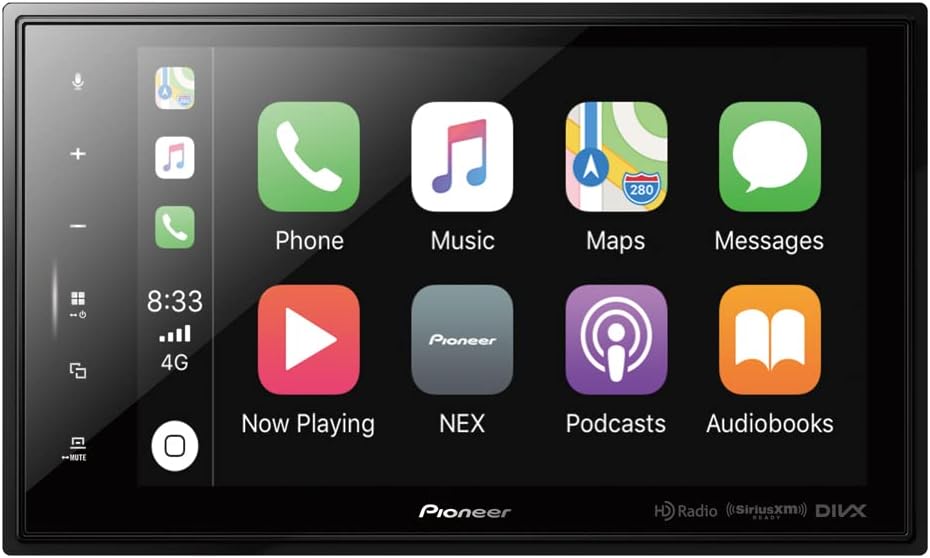 PIONEER CAR DMHC5500NEX 8-inch Modular Solutions Digital Media Receiver Wireless Carplay Mechless Amazon Alexa When Paired with Pioneer Vozsis App