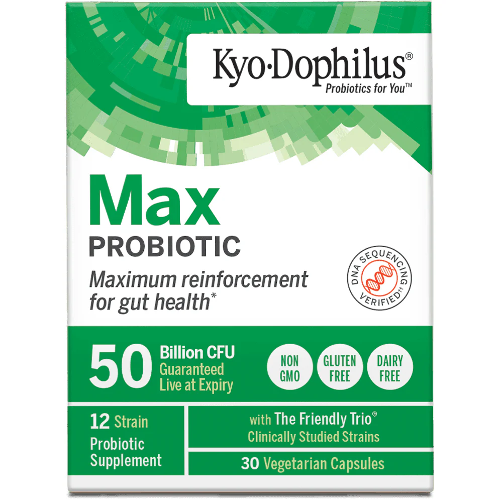 Kyo-Dophilus Max Probiotic 30 caps by Wakunaga - Kansas Nuitrition - HNZSDS