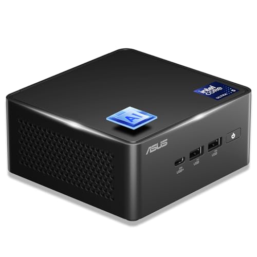 ASUS NUC 14 Pro AI Mini Pc, Ultra 5 125H (14C/18T, Up to 4.5GHz) Mini Computer, 32GB DDR5 Ram & 512GB PCIe 4.0 SSD